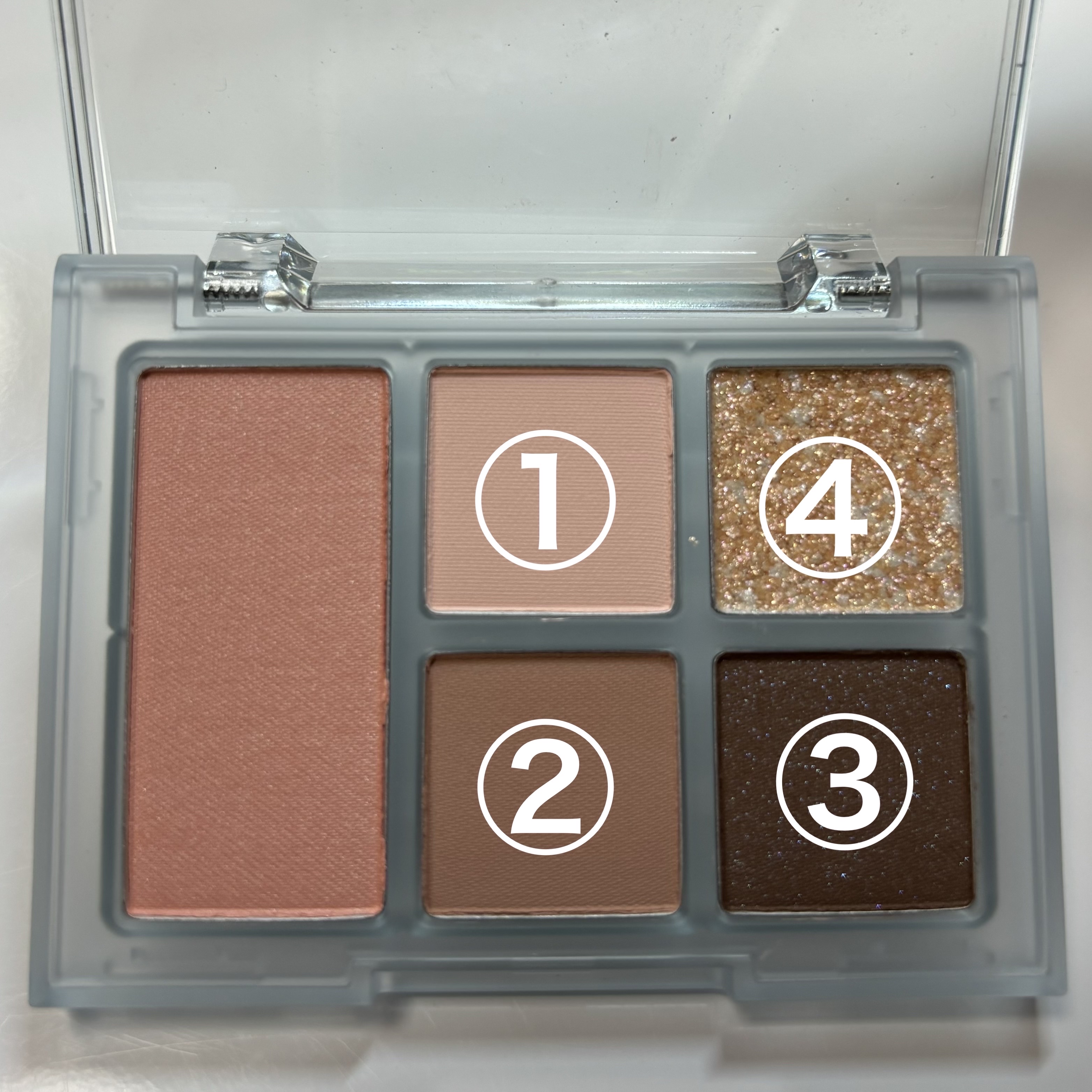 オールラウンドアイパレット/hince/マルチパレットを使ったクチコミ（2枚目）