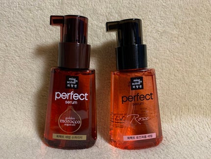 パーフェクト セラム ローズエディション/miseenscene/ヘアオイルを使ったクチコミ(3枚目)