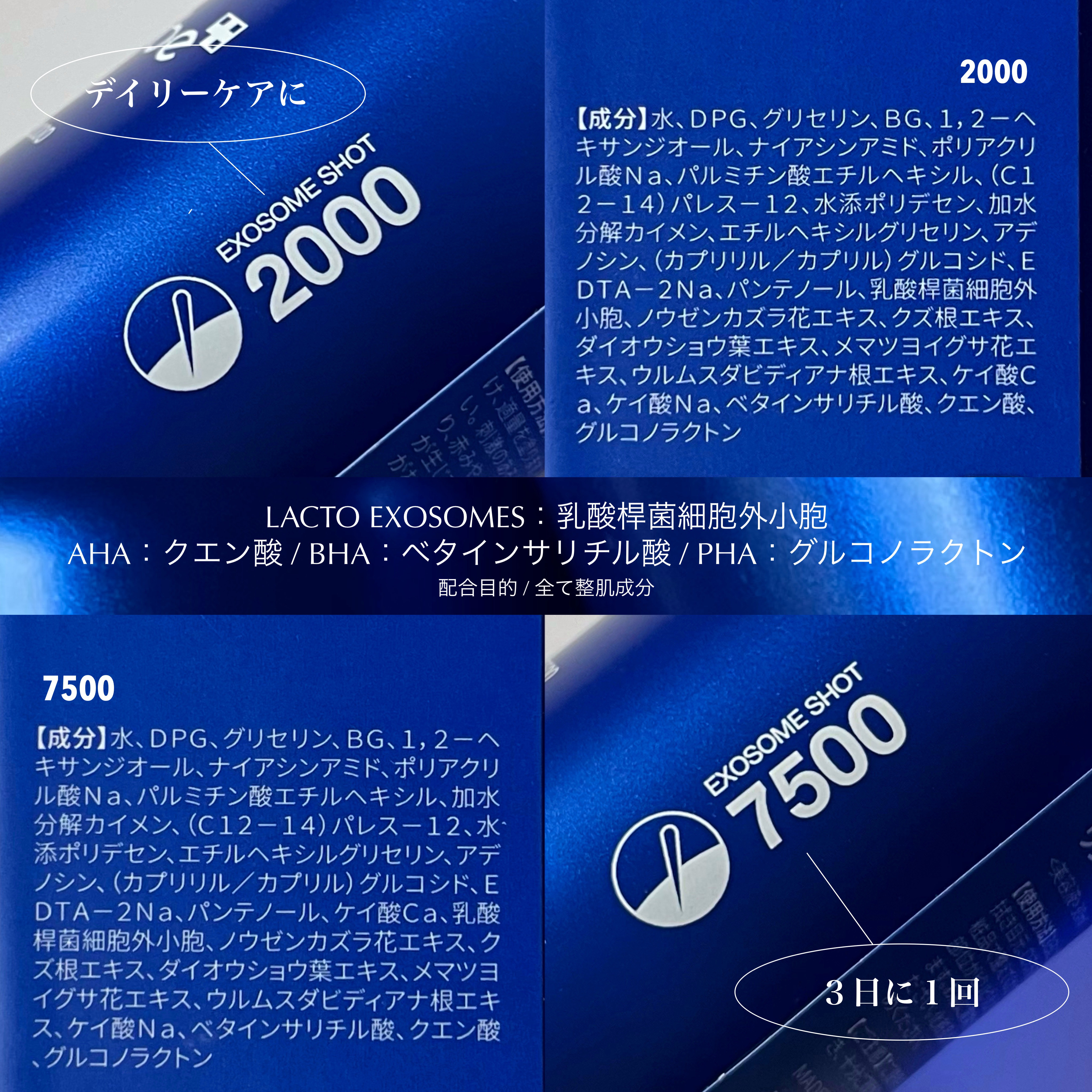 ゼロ1DAYエクソソームショット2000/MEDICUBE/美容液を使ったクチコミ（3枚目）