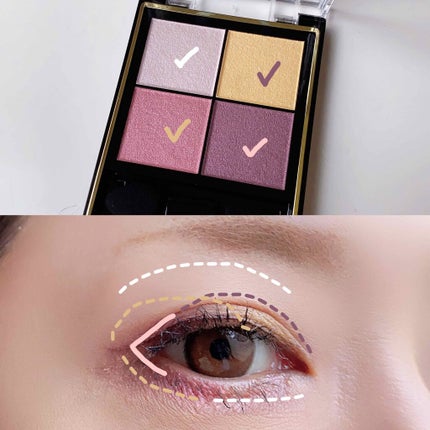 リアルクローズシャドウ/excel/アイシャドウパレットを使ったクチコミ(3枚目)