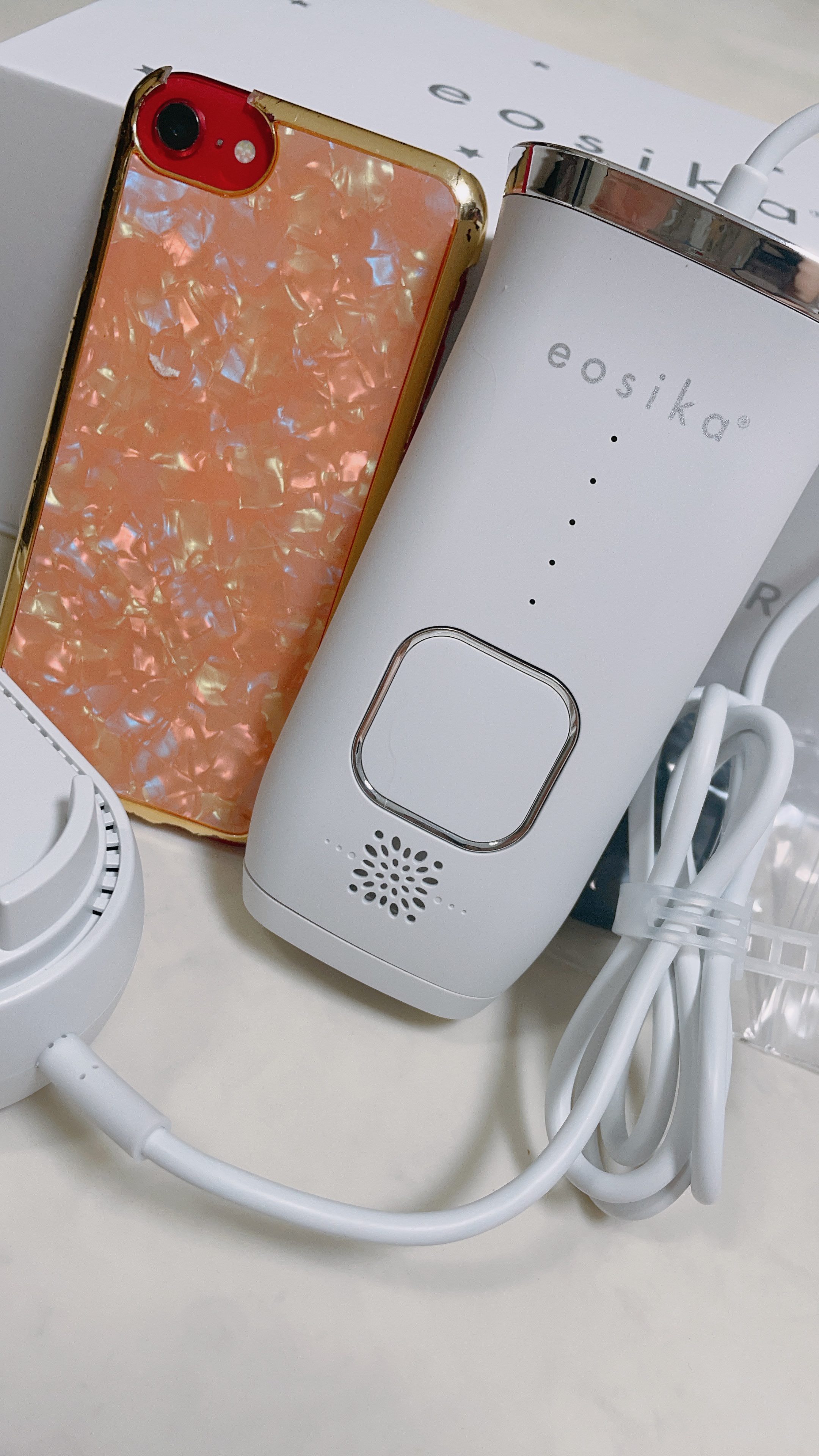 SIPL-1000C 家庭用光美容器/eosika/家庭用脱毛器を使ったクチコミ（3枚目）