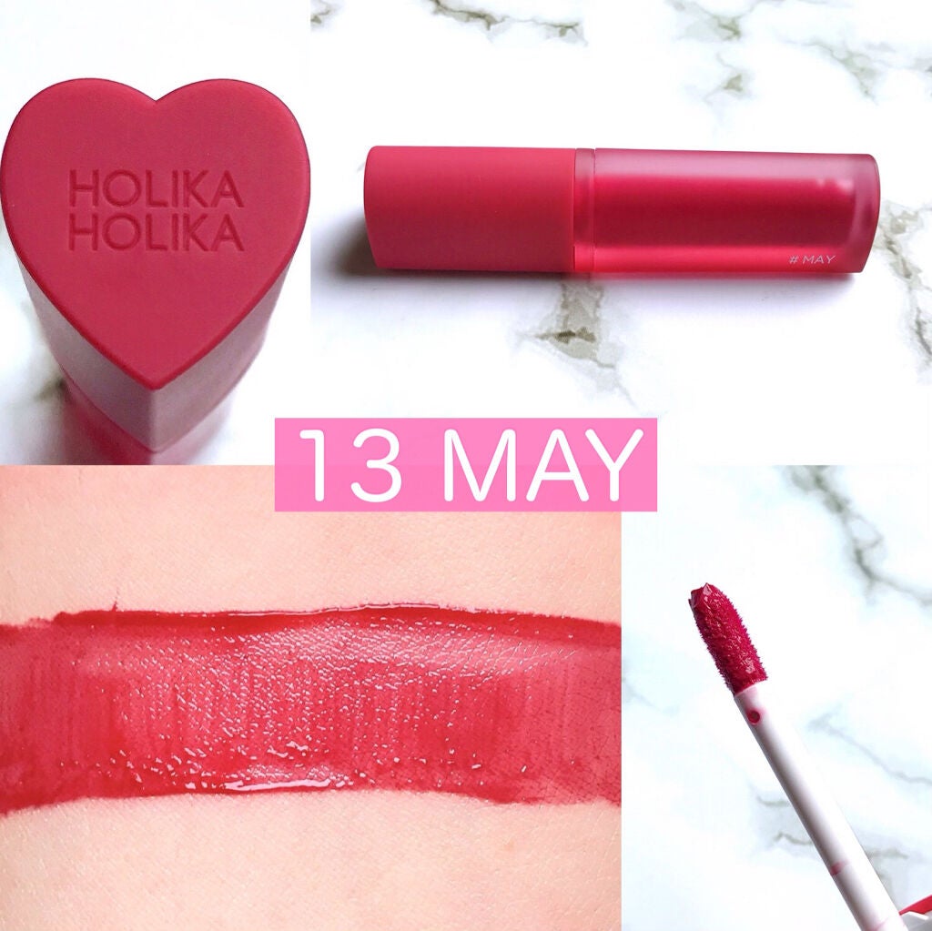 ホリカホリカ ハートクラッシュグローティントエアー/HOLIKA HOLIKA/リップティントを使ったクチコミ(6枚目)