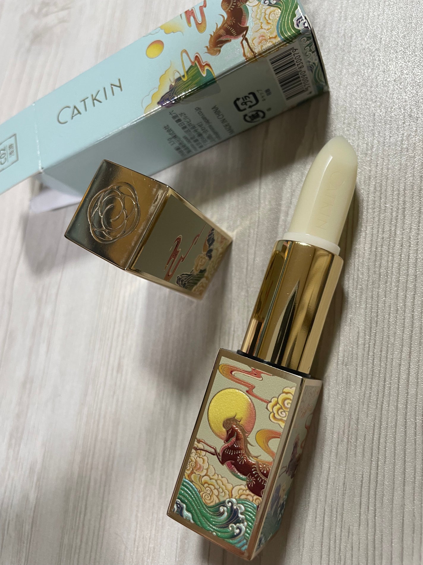 春江花月 保湿リップクリーム/CATKIN/リップケアを使ったクチコミ(1枚目)