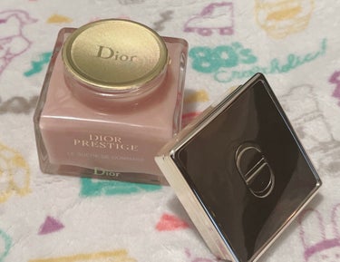 Dior プレステージ ル バーム デマキヤントのクチコミ「ディオールのかの有名な洗顔だそうです。
スクラブタイプです。
スクラブタイプと知らなかったので.....」（1枚目）