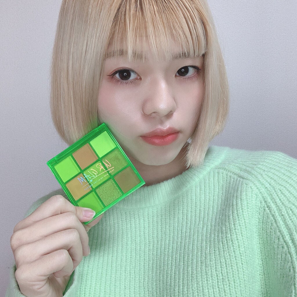 UR GLAM BLOOMING EYE COLOR PALETTE/U R GLAM/アイシャドウパレットを使ったクチコミ(4枚目)