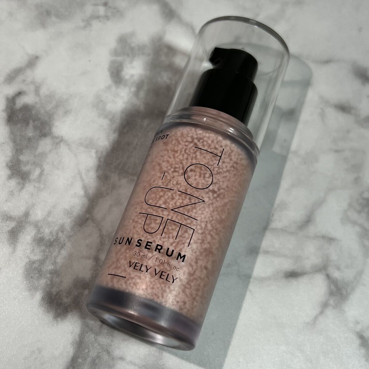 ビタミントーンアップサンセラム/VELY VELY/日焼け止めローションを使ったクチコミ（3枚目）