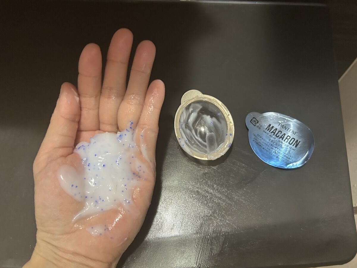 パンテーンマカロン ヘアマスク うるさらリッチ <洗い流すトリートメント>/パンテーン/ヘアマスク・ヘアパックを使ったクチコミ（3枚目）