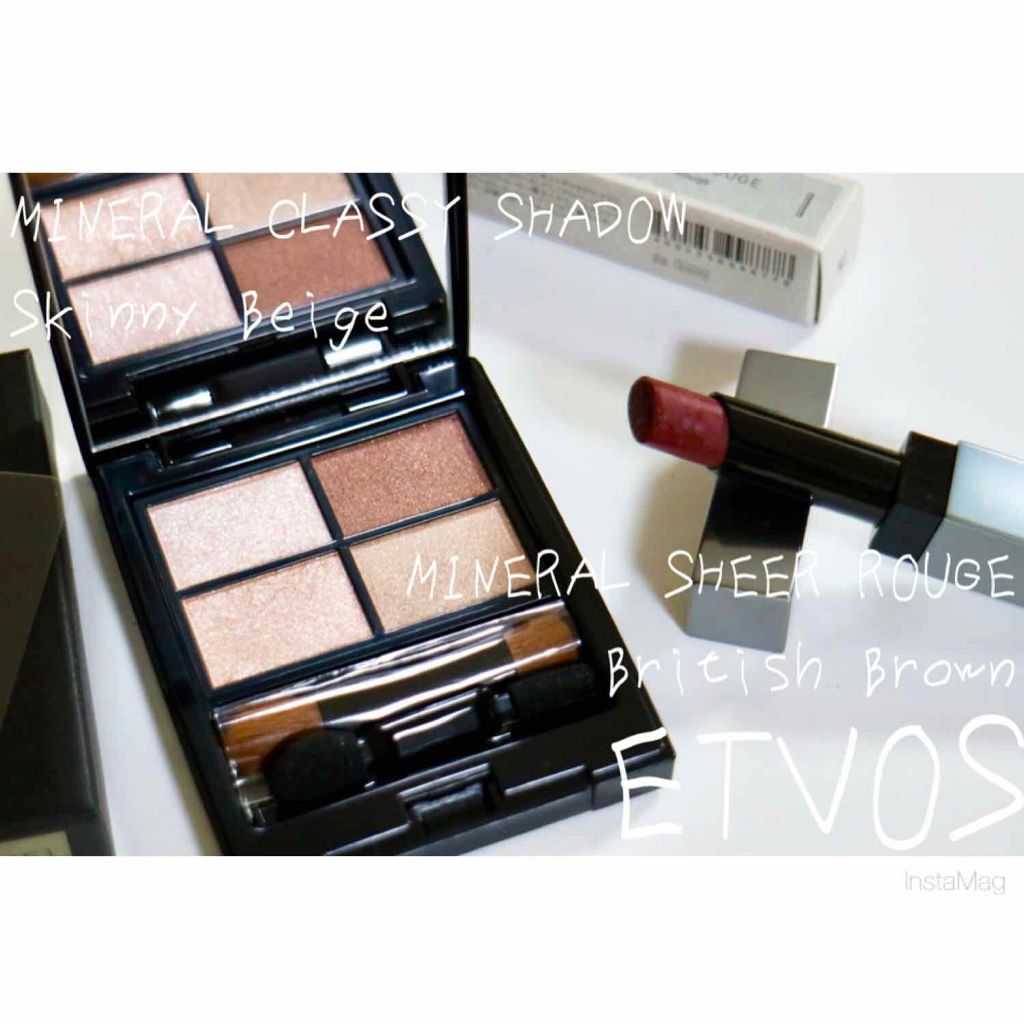 ミネラルシアールージュ/エトヴォス/口紅を使ったクチコミ（1枚目）