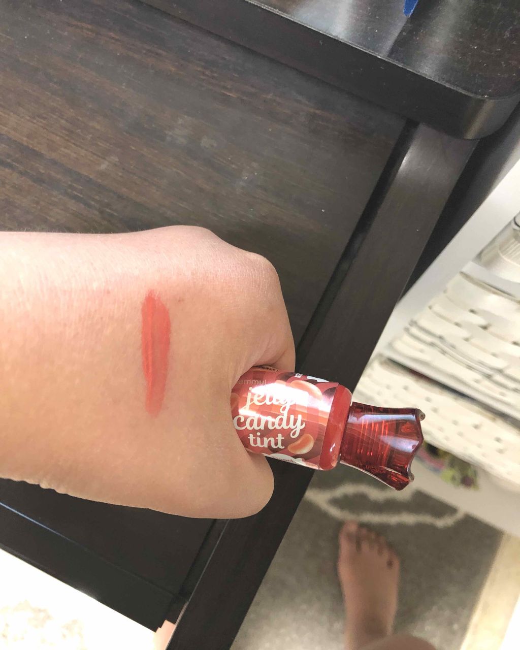 ディアダーリン ウォータージェルティント/ETUDE/リップティントを使ったクチコミ(4枚目)