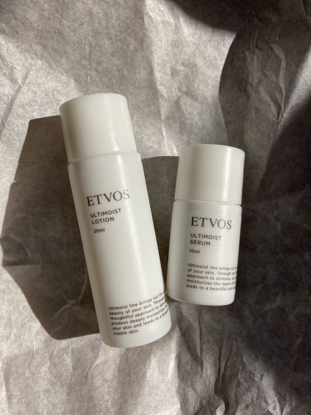 エトヴォス‎𓂃 𓈒𓏸
アルティモイストローション
アルティモイストセラム

使用期間 2週間程度

◎肌トラブルなし(⚠️下に補足入れます。)
◎保湿力めっちゃあります！
◎ナイアシンアミド配合
◎セラミド配合
△少し高い…！
△医薬