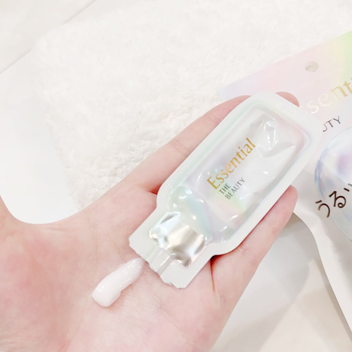 ザビューティ うるツヤチャージヘアパック/エッセンシャル/ヘアマスク・ヘアパックを使ったクチコミ(4枚目)