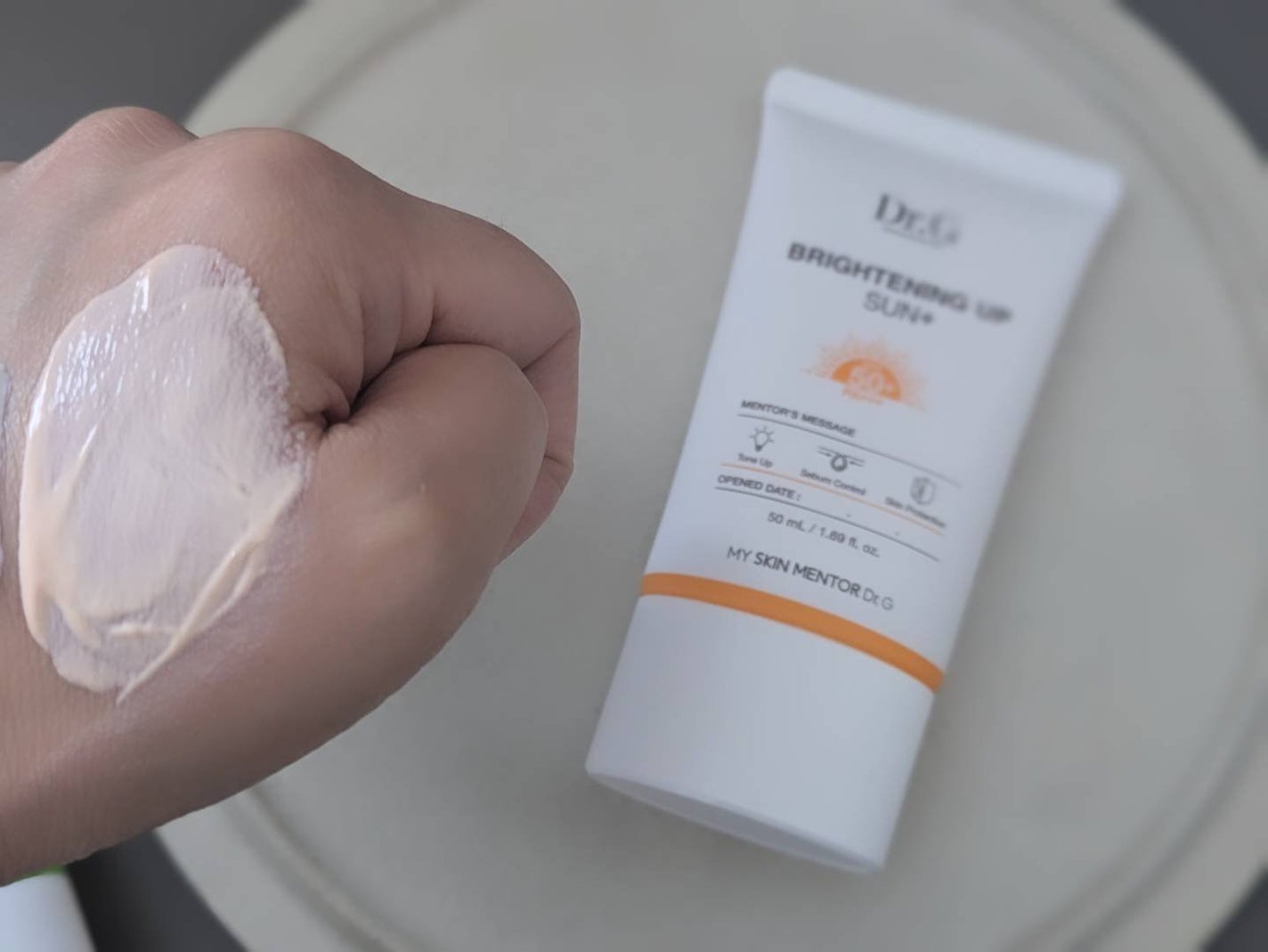 ブライトニングアップサンプラス/Dr.G/日焼け止めクリームを使ったクチコミ(4枚目)