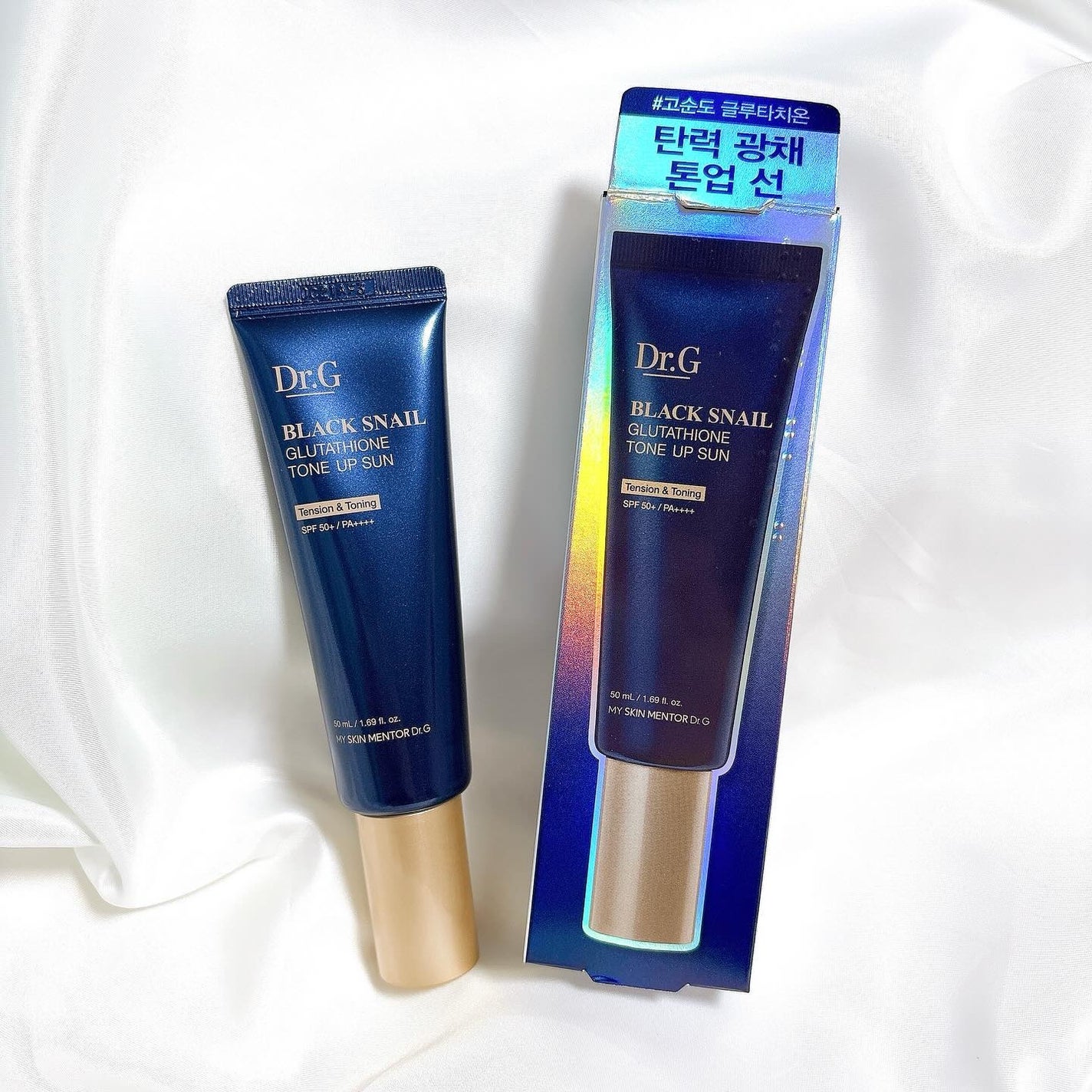 ブラックスネイルグルタチオントーンアップサン/Dr.G/日焼け止めクリームを使ったクチコミ(2枚目)