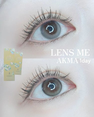 AKMA 1day series/AKMA by LENSME/ワンデー（１DAY）カラコンを使ったクチコミ（1枚目）