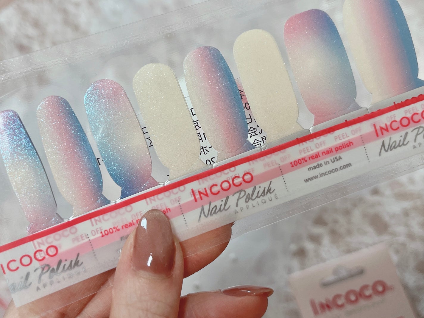 INCOCO インココ マニキュアシート/インココ/ネイルシールを使ったクチコミ(8枚目)