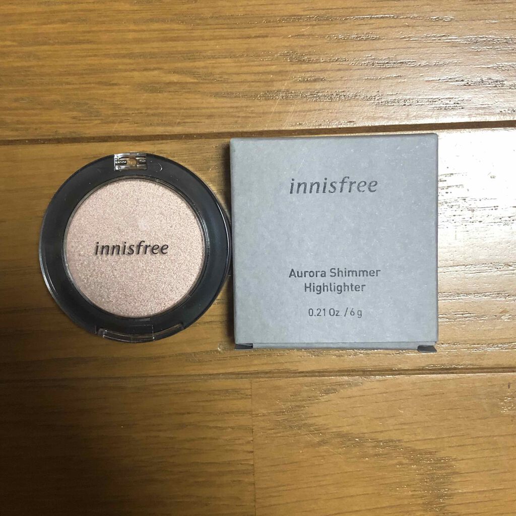 オーロラシマー ハイライター/innisfree/パウダーハイライトを使ったクチコミ(1枚目)
