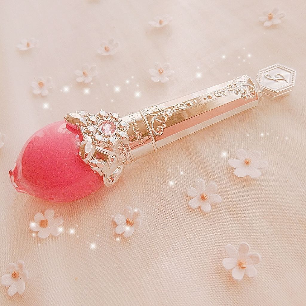 フォーエヴァージューシー オイルルージュ シアー 05strawberry float/JILL STUART/口紅を使ったクチコミ（1枚目）