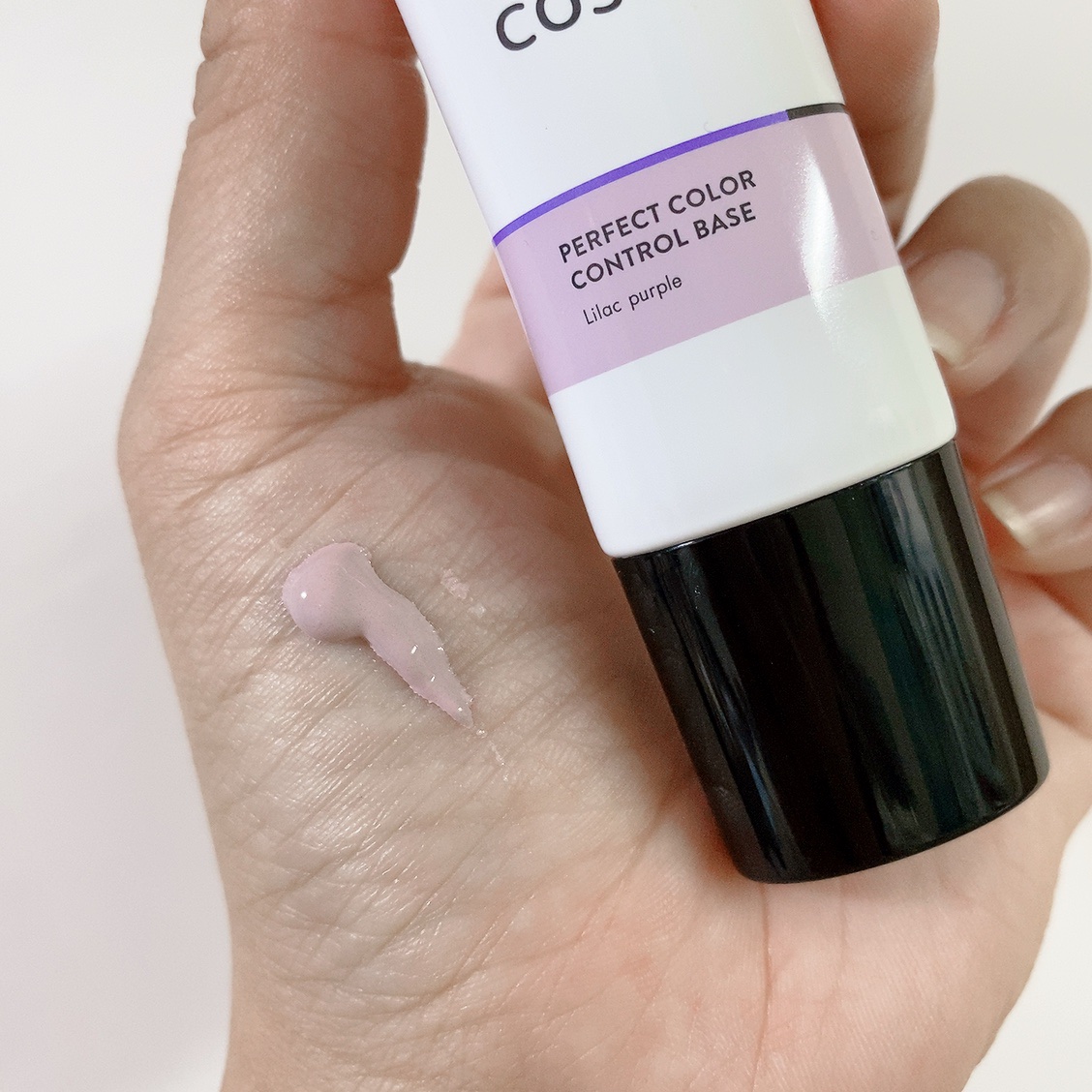 カラーコントロールベース ライラックパープル/COSCOS/化粧下地を使ったクチコミ（2枚目）
