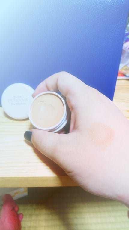 スポッツカバー ファウンデイション/SHISEIDO/クリームコンシーラーを使ったクチコミ(2枚目)