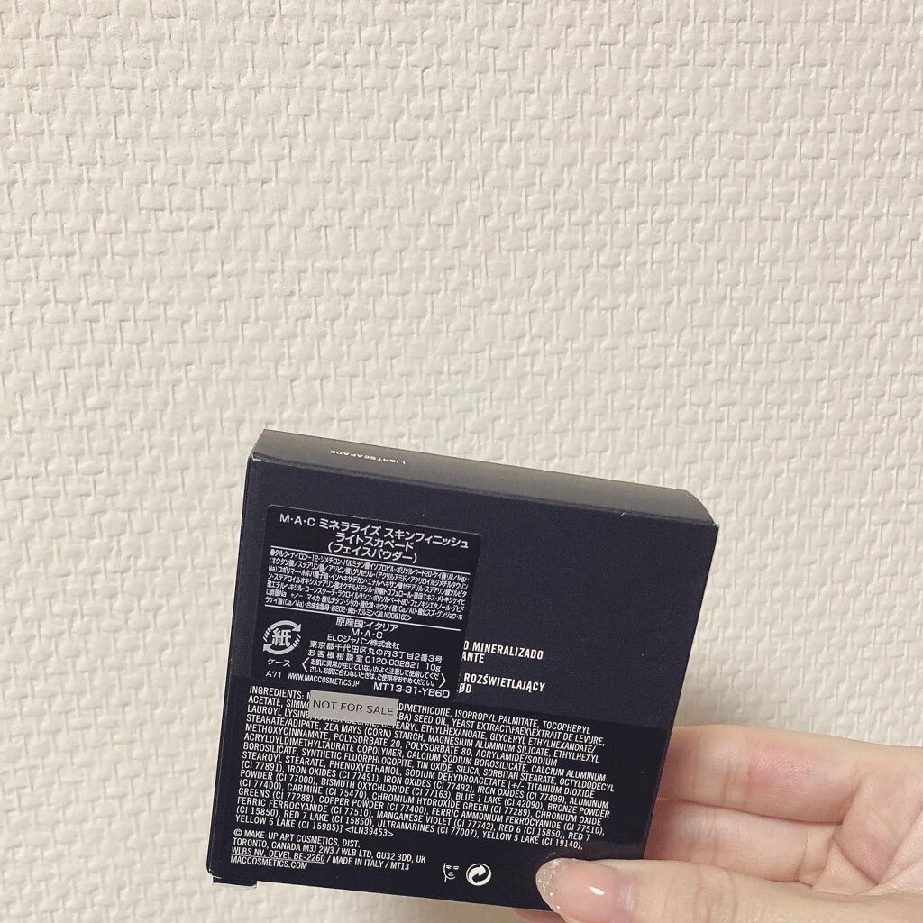 ライトフル C３ ナチュラル シルク パウダーファンデーション/M・A・C/パウダーファンデーションを使ったクチコミ（2枚目）