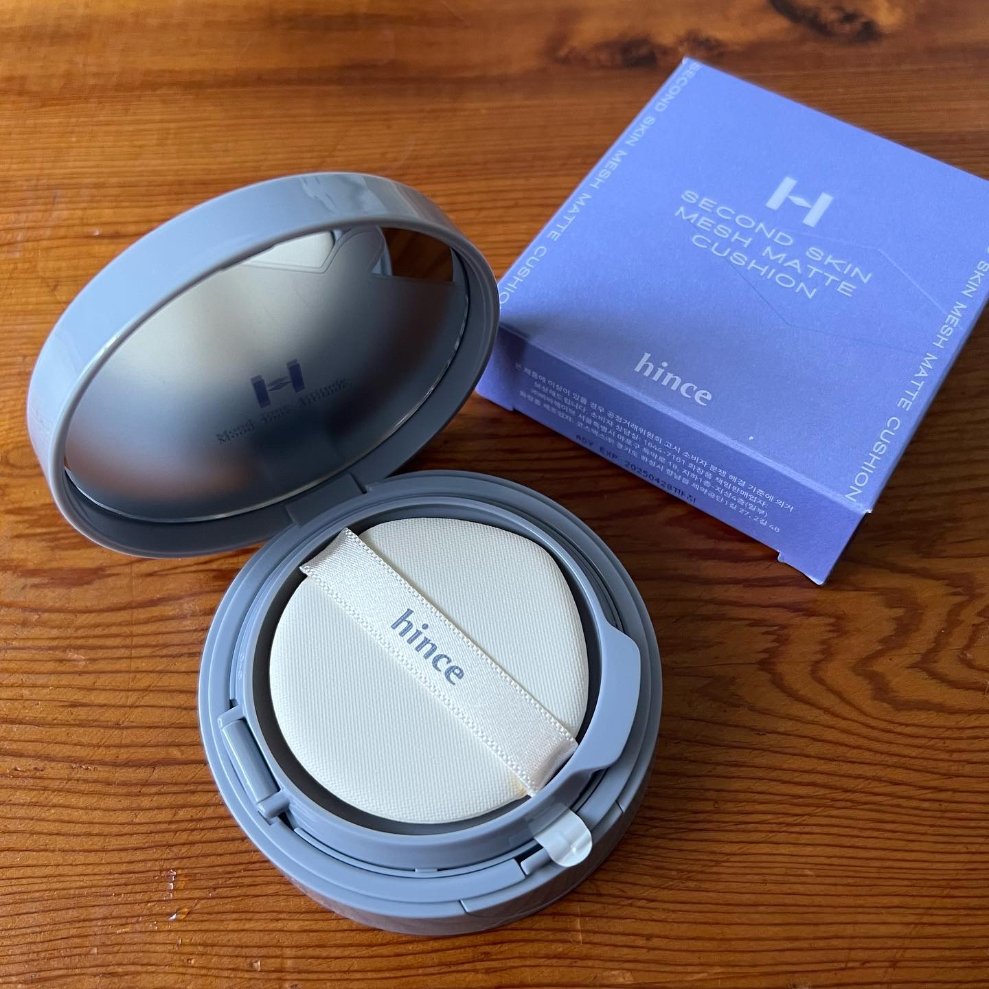 セカンドスキンメッシュマットクッション/hince/クッションファンデーションを使ったクチコミ（2枚目）