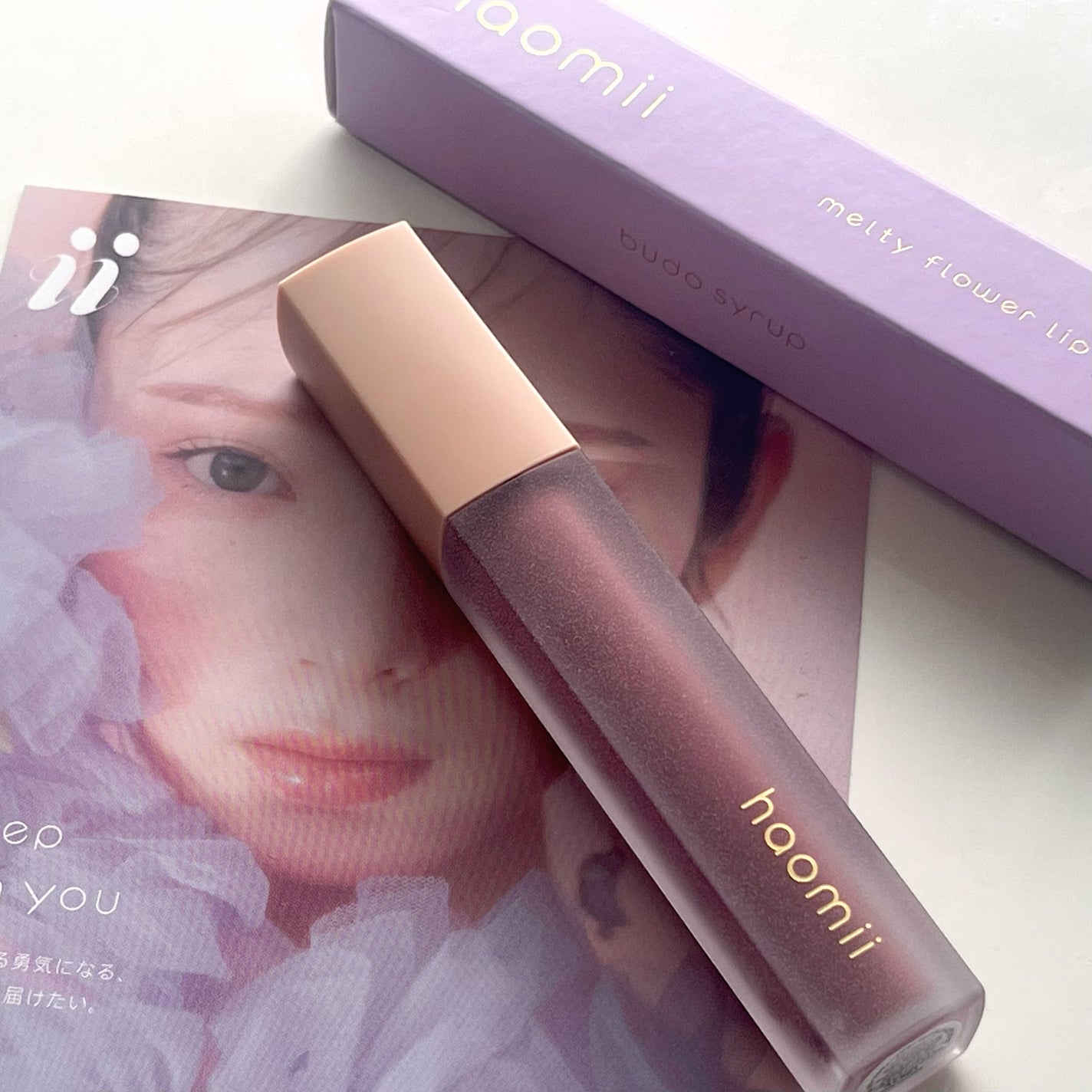 Melty flower lip tint/haomii/口紅を使ったクチコミ(5枚目)