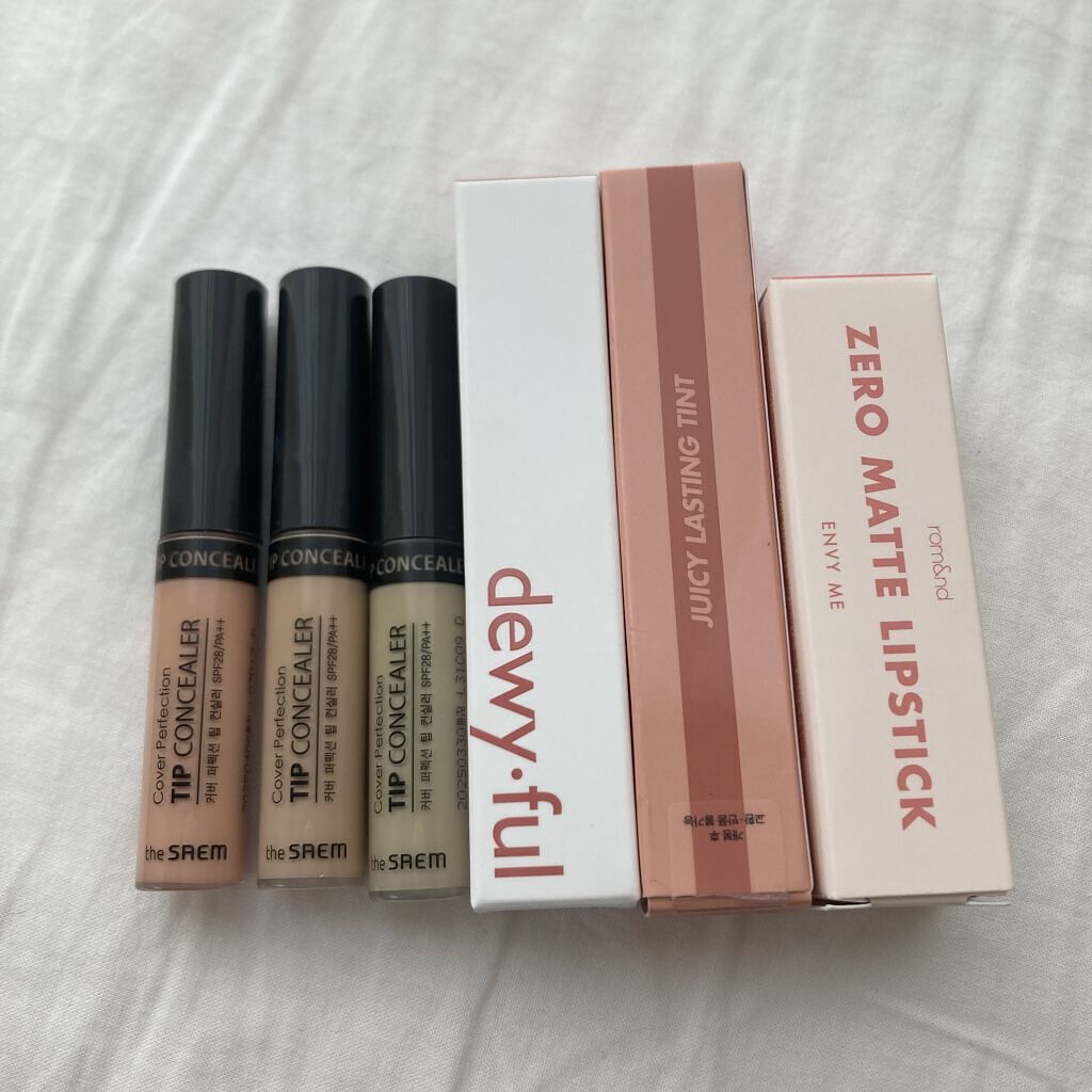 ジューシーラスティングティント/rom&nd/リップティントを使ったクチコミ（2枚目）