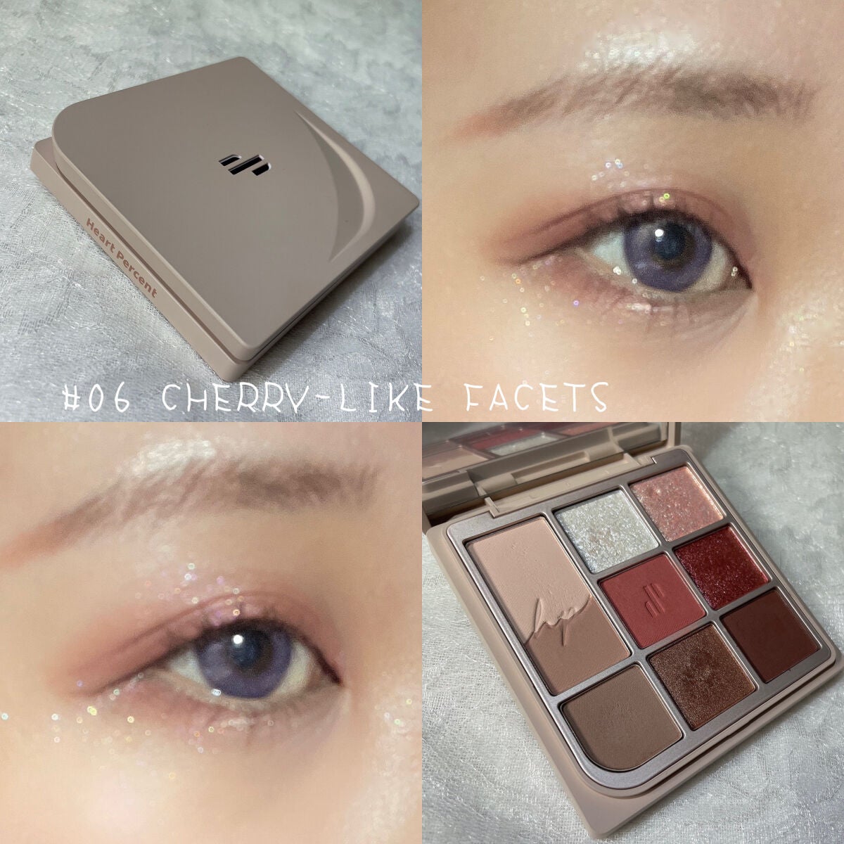 ドットオンムードアイパレット/Heart Percent/アイシャドウパレットを使ったクチコミ(1枚目)