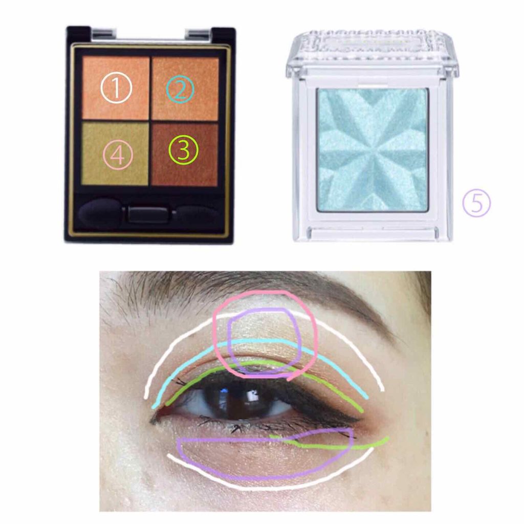 セレクト アイカラー/ESPRIQUE/単色アイシャドウを使ったクチコミ（3枚目）