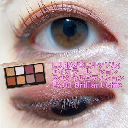 アイカラーレーション スペシャルエディション/LUNASOL/アイシャドウパレットを使ったクチコミ(1枚目)