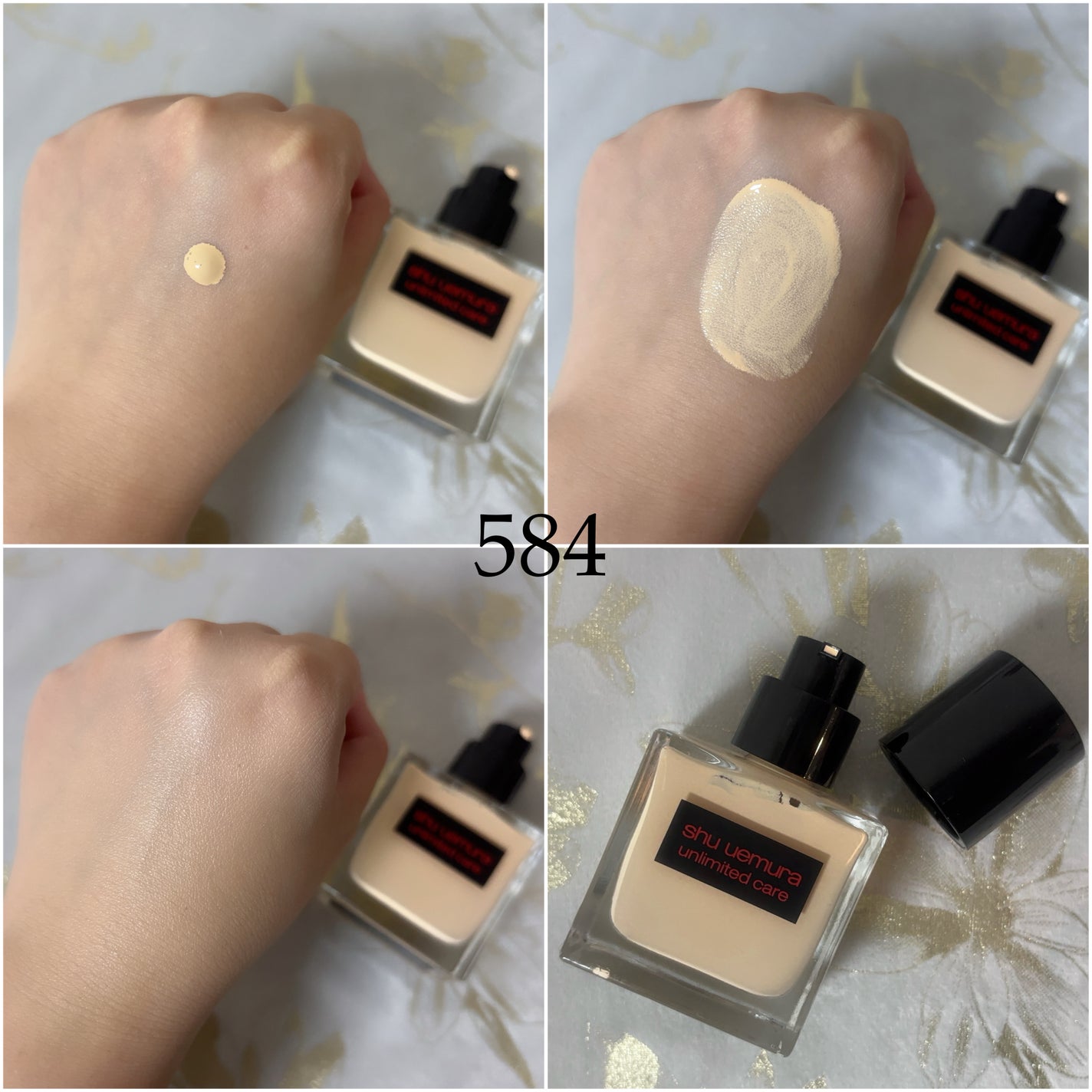 アンリミテッド ケア ツヤ セラム ファンデーション/shu uemura/リキッドファンデーションを使ったクチコミ(2枚目)