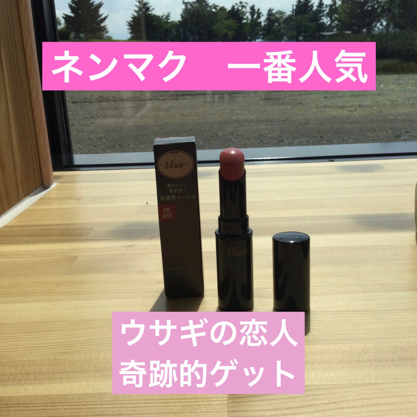 ネンマクフェイク ルージュ/Visée/口紅を使ったクチコミ(1枚目)