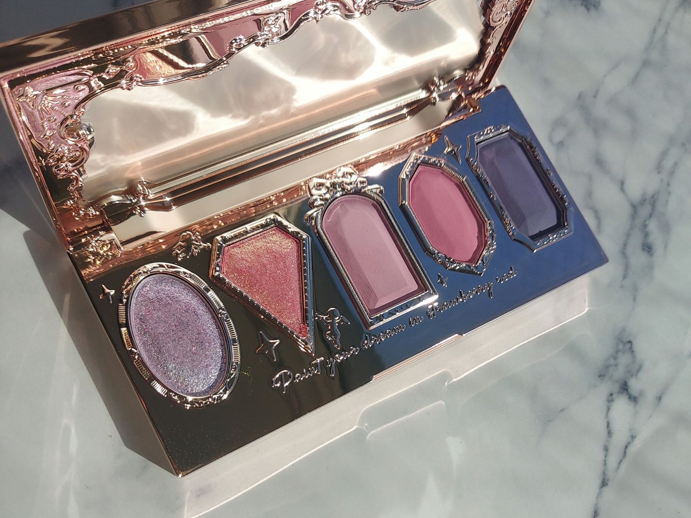 ストロベリーロココ アイシャドウパレット/FlowerKnows/アイシャドウパレットを使ったクチコミ(6枚目)