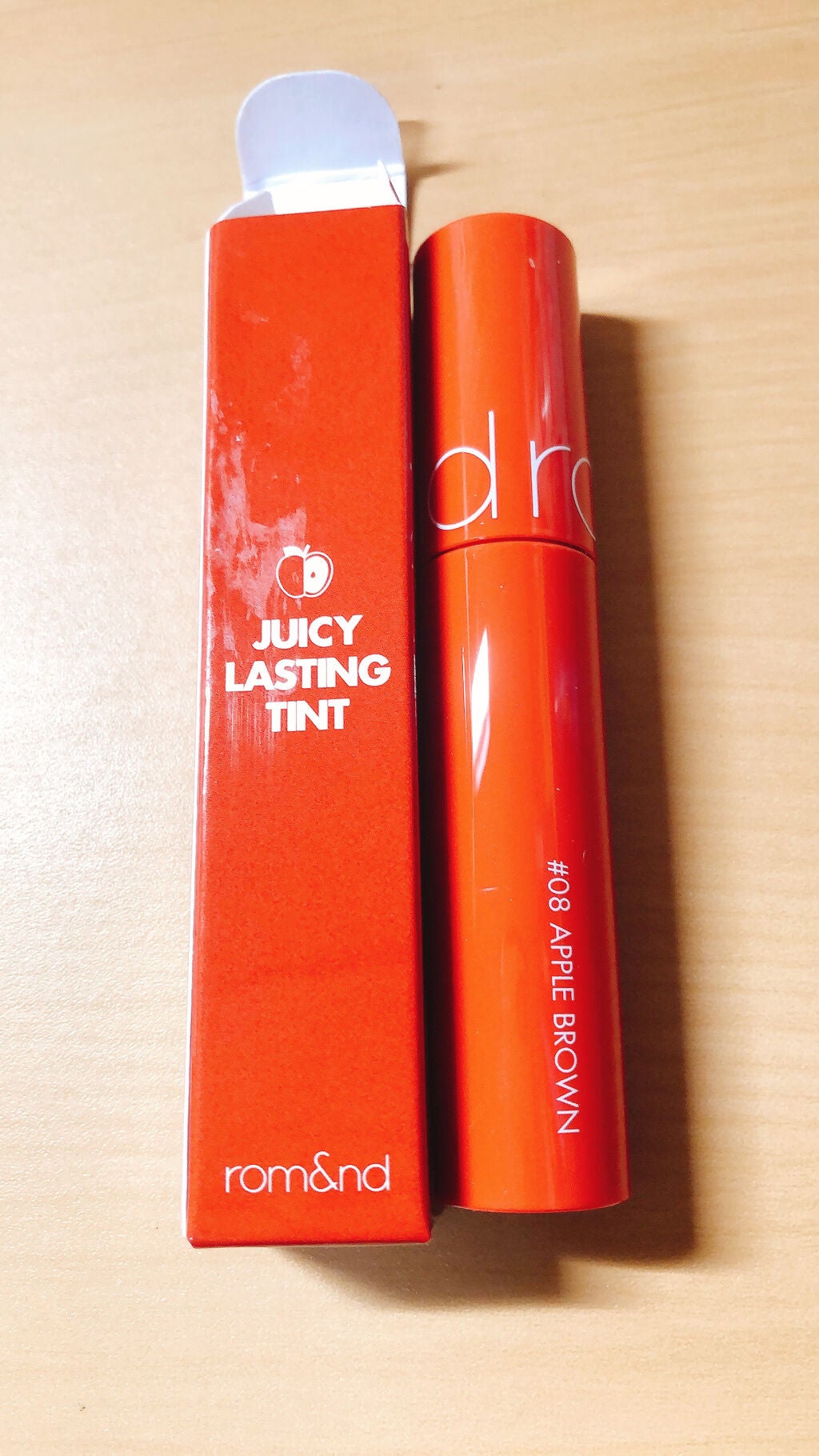 ジューシーラスティングティント/rom&nd/リップティントを使ったクチコミ(1枚目)