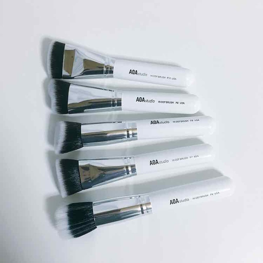 10-Piece Sculpting Brush Set + Brush Roll/AOA/メイクブラシを使ったクチコミ（2枚目）