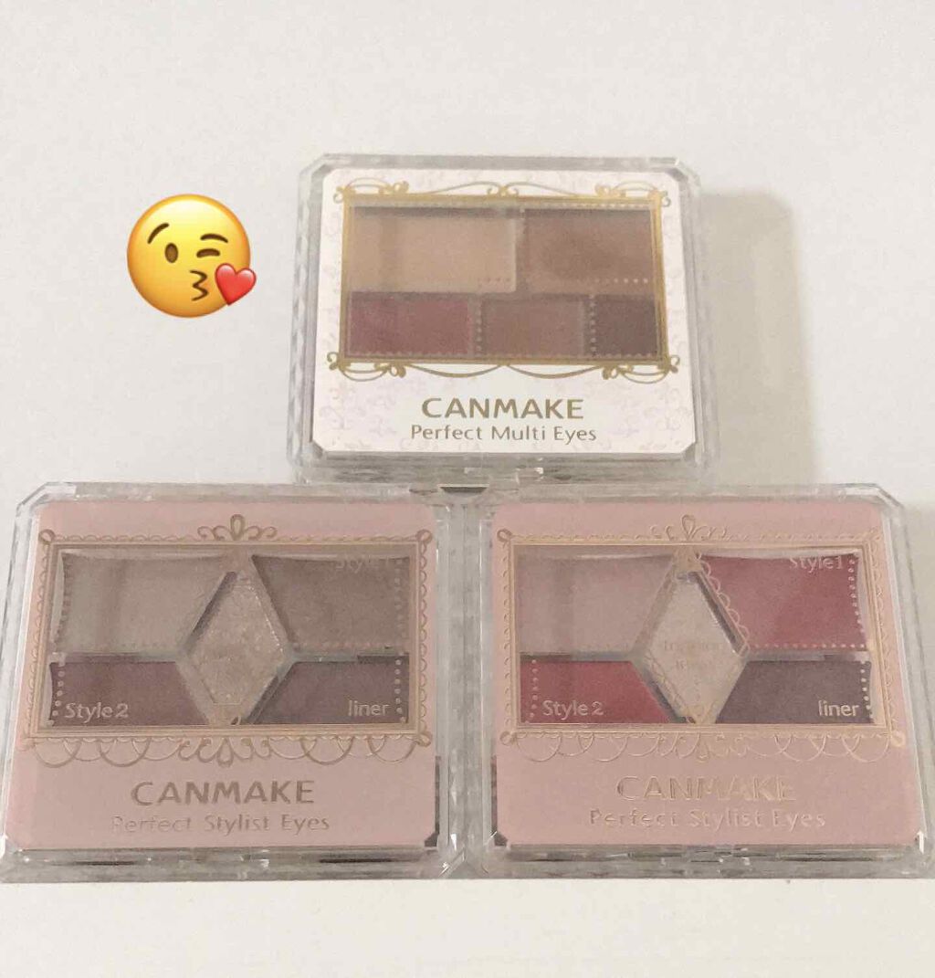 saki.....☁︎....k on LIPS 「定番キャンメイクのアイシャドウ!プチプラで発色もいい👍❤️特に..」(1枚目)