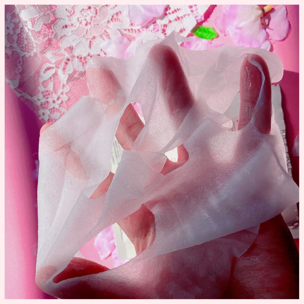 RICE FACE MASKライスバリアフェイスマスク MOISTCLEAR/KOUJIHIME/シートマスク・パックを使ったクチコミ(4枚目)