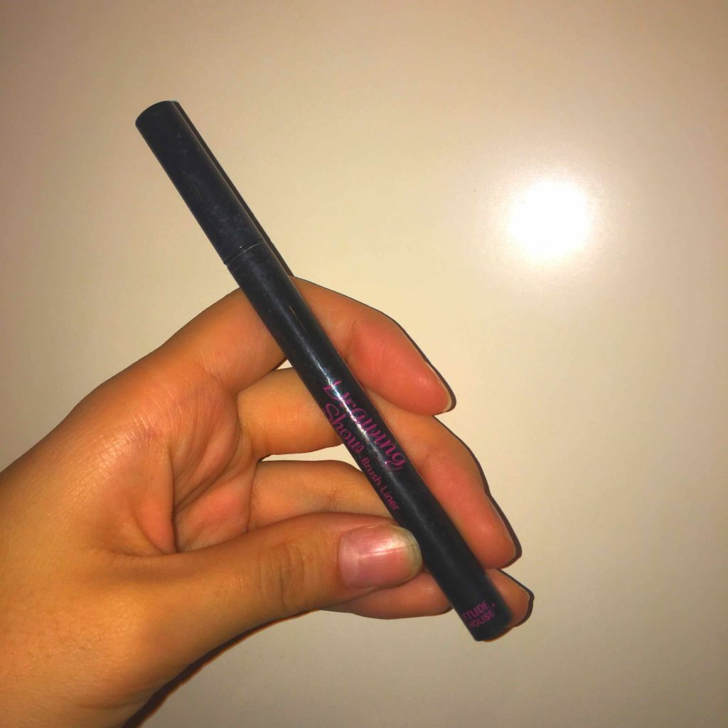 ドローイングショー ブラッシュアイライナー/ETUDE/リキッドアイライナーを使ったクチコミ（1枚目）