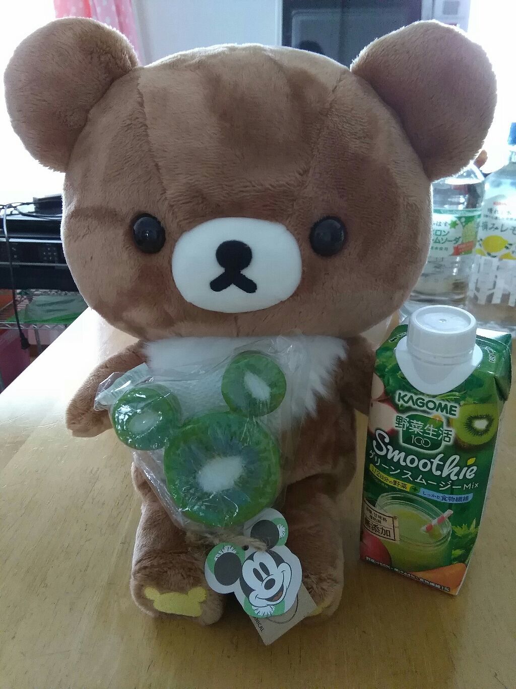 化粧せっけんフルーツソープミッキー(キウイ)/ディズニーストア/洗顔石鹸を使ったクチコミ(2枚目)