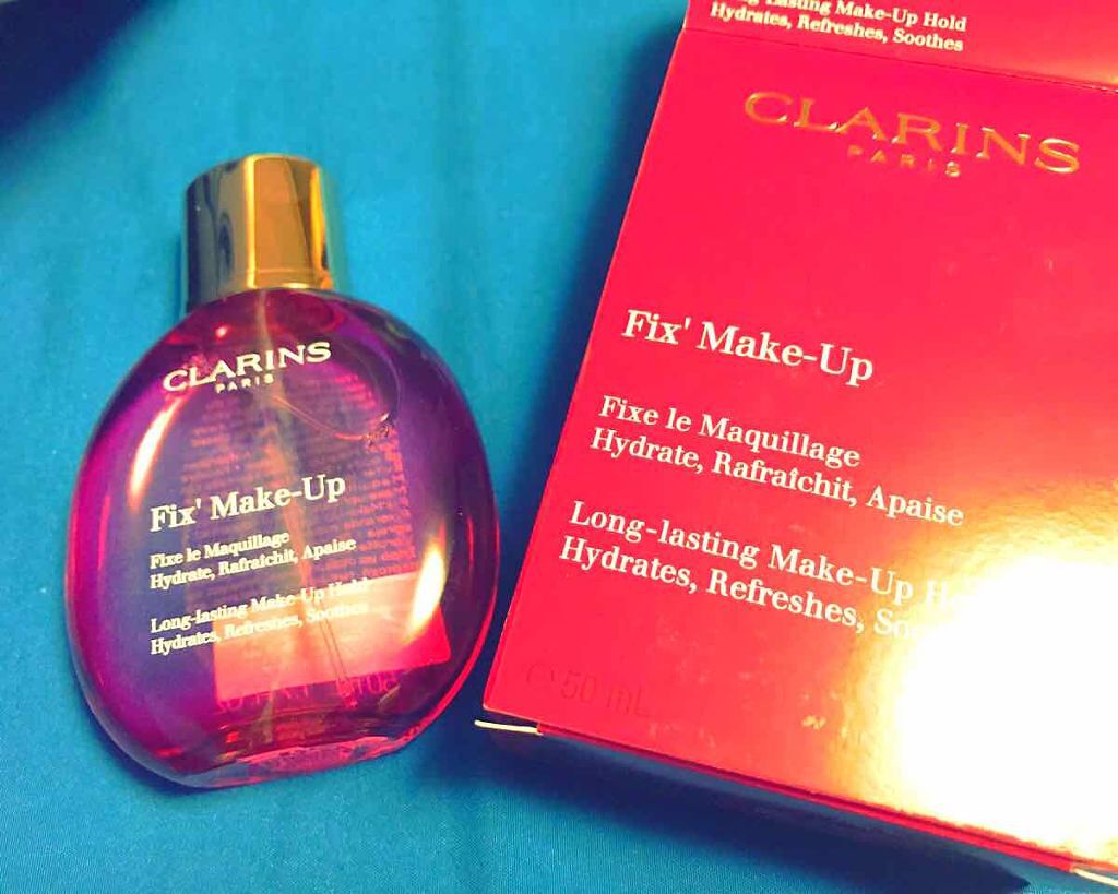 フィックス メイクアップ/CLARINS/ミスト状化粧水を使ったクチコミ(1枚目)