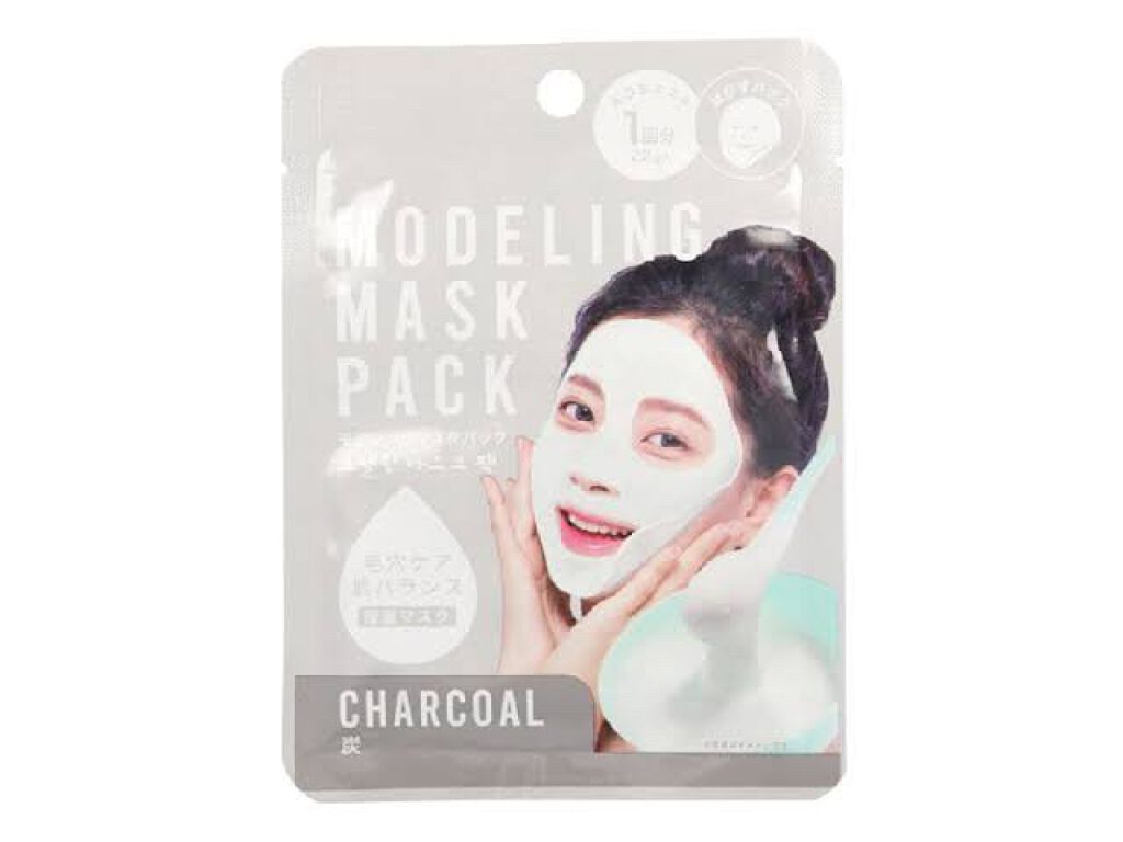 モデリングマスクパック 炭/DAISO/シートマスク・パックを使ったクチコミ（1枚目）
