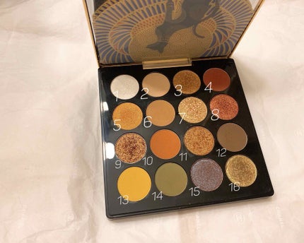 大英博物館 エジプトシリーズ アイシャドウパレット/ZEESEA/アイシャドウパレットを使ったクチコミ(2枚目)