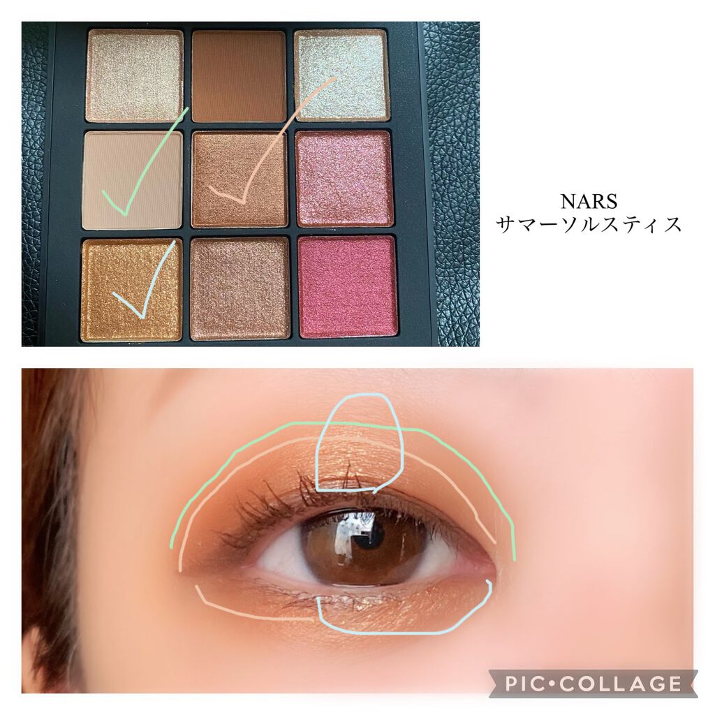 サマーソルスティス アイシャドーパレット/NARS/アイシャドウパレットを使ったクチコミ（1枚目）