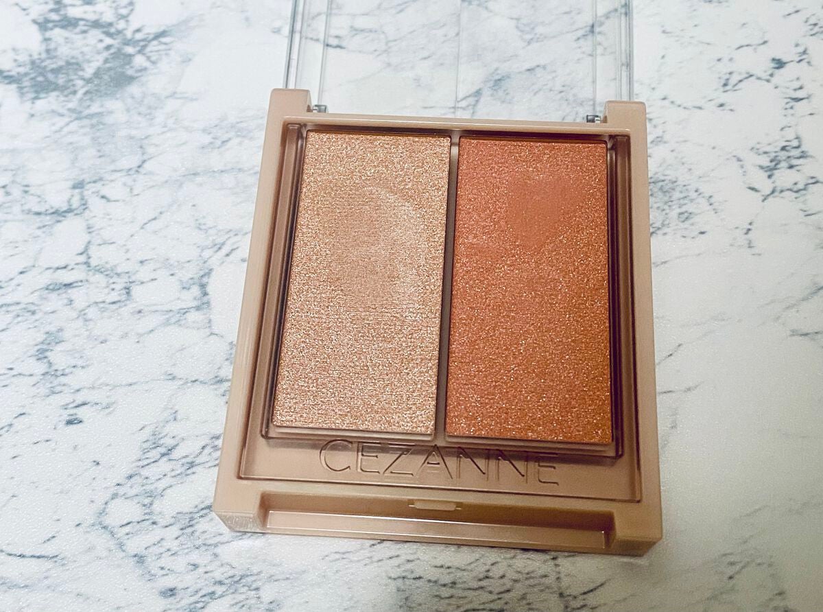 フェイスグロウカラー/CEZANNE/クリームハイライトを使ったクチコミ(2枚目)