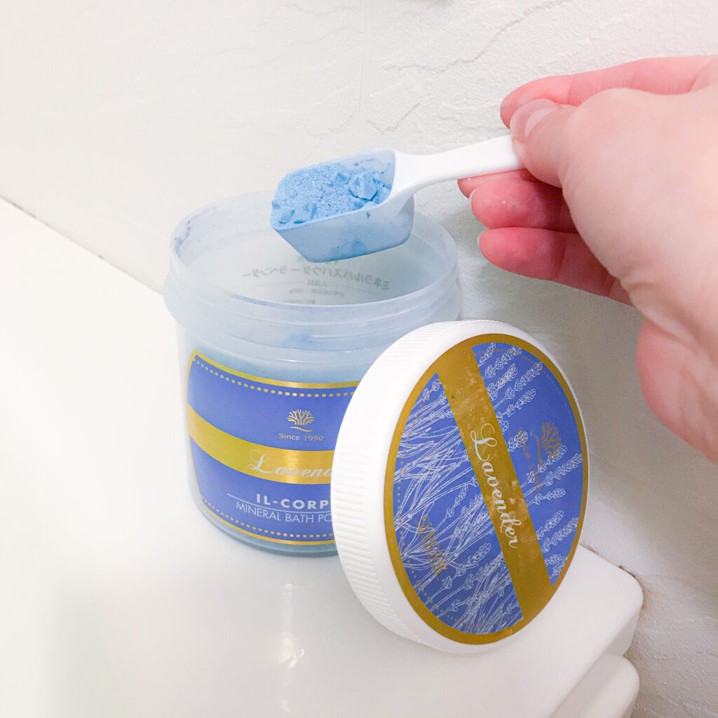 イルコルポ ミネラルバスパウダー ラベンダーのクチコミ「リラックス＆ダイエットに♡
＿＿＿＿＿＿＿＿＿＿＿＿＿＿＿＿﻿
﻿
IL-CORPO イルコ.....」（2枚目）