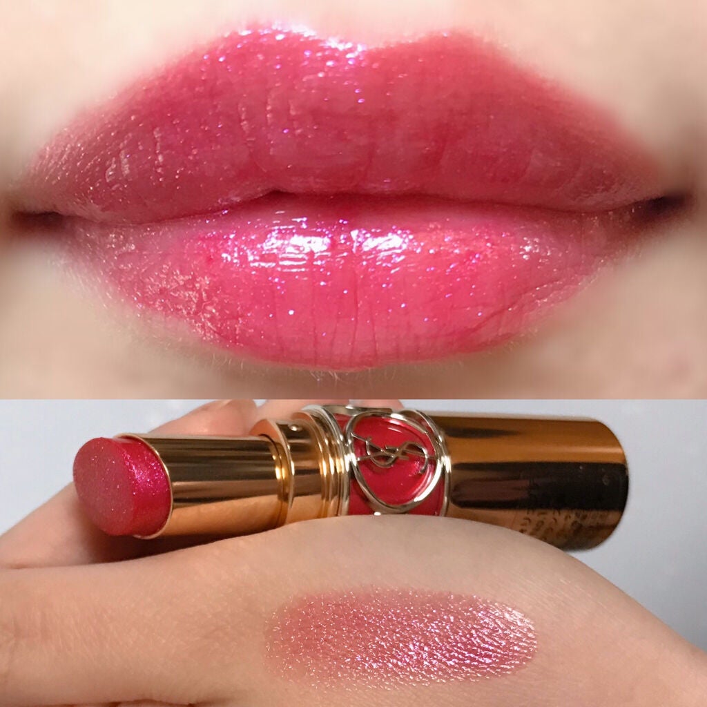 ルージュ ヴォリュプテ シャイン/YVES SAINT LAURENT BEAUTE/口紅を使ったクチコミ(1枚目)