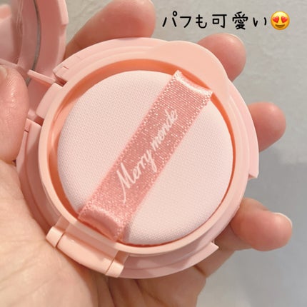 ハッピーユアデイクッション/Merrymonde/クッションファンデーションを使ったクチコミ(4枚目)