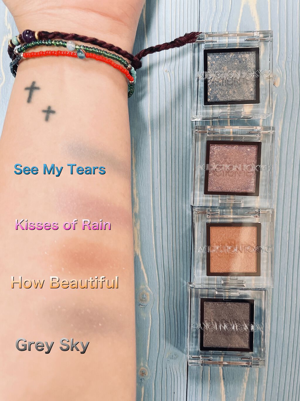 アディクション ザ アイシャドウ ソングス オブ レイン /ADDICTION/単色アイシャドウを使ったクチコミ（2枚目）