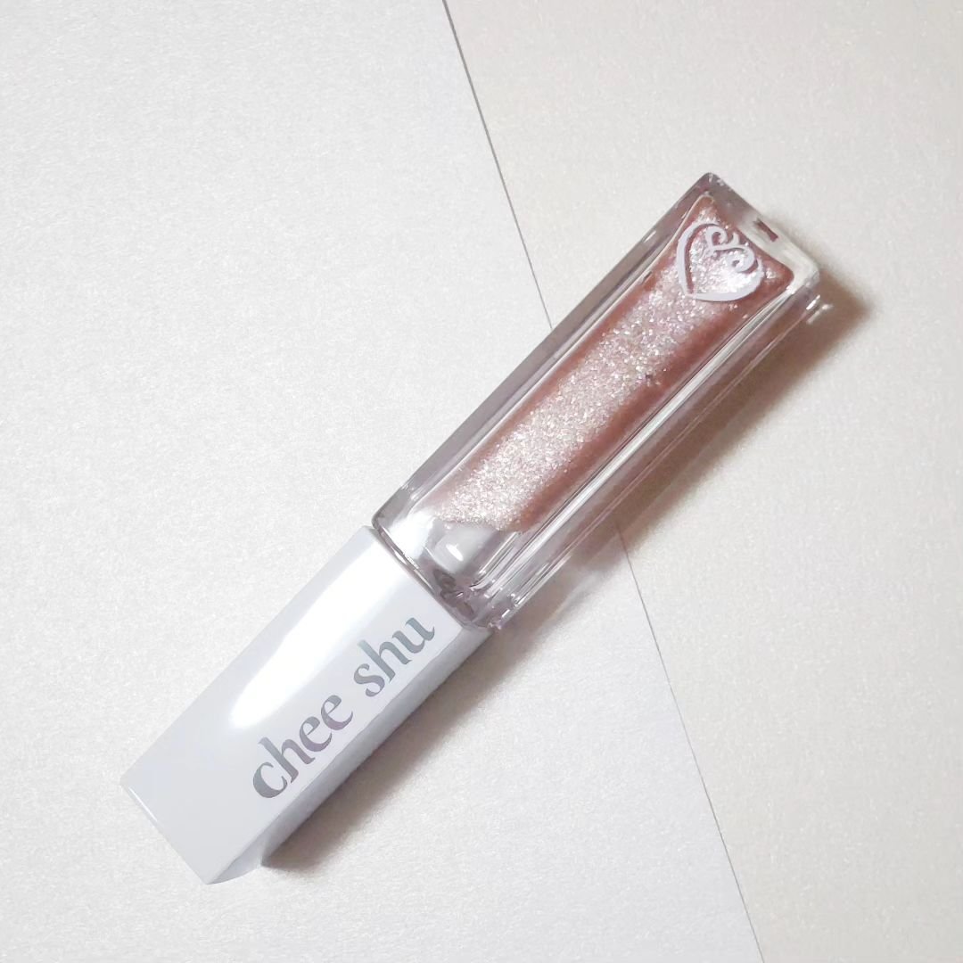 アイドルプリズムグリッター 02 二度目惚れの秘密(オレンジ)/chee shu/グリッターを使ったクチコミ（2枚目）