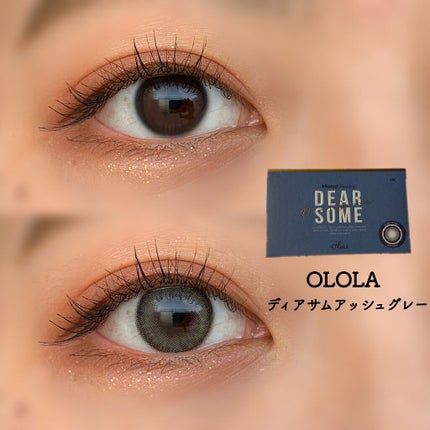 ディアサム(DearSome)/OLOLA/カラーコンタクトレンズを使ったクチコミ(1枚目)